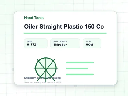 Oiler Straight Plastic 150 Cc - Hand Tools - IMPA 617721