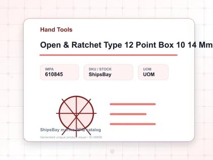 Open & Ratchet Type 12 Point Box 10 14 Mm 4 Pcs - Hand Tools - IMPA 610845