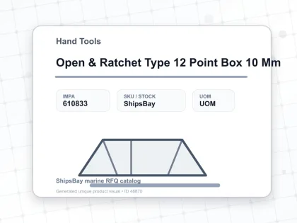 Open & Ratchet Type 12 Point Box 10 Mm - Hand Tools - IMPA 610833