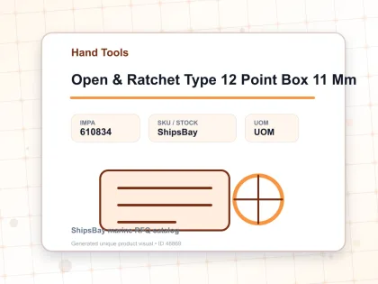 Open & Ratchet Type 12 Point Box 11 Mm - Hand Tools - IMPA 610834