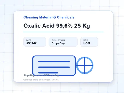 Oxalic Acid 99,6% 25 Kg - Cleaning Material & Chemicals - IMPA 550942