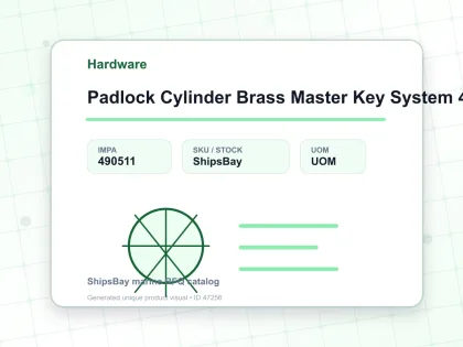 Padlock Cylinder Brass Master Key System 40 Mm - Hardware - IMPA 490511