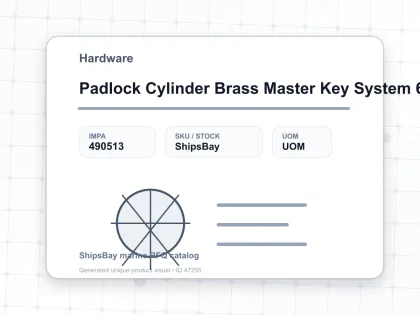 Padlock Cylinder Brass Master Key System 60 Mm - Hardware - IMPA 490513