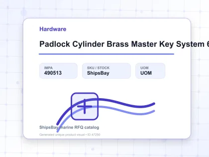 Padlock Cylinder Brass Master Key System 60 Mm - Hardware - IMPA 490513