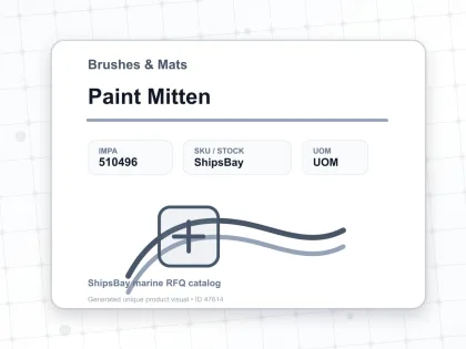 Paint Mitten - Brushes & Mats - IMPA 510496