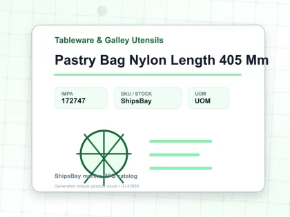 Pastry Bag Nylon Length 405 Mm - Tableware & Galley Utensils - IMPA 172747