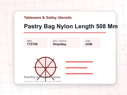 Pastry Bag Nylon Length 508 Mm - Tableware & Galley Utensils - IMPA 172749