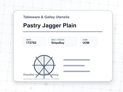 Pastry Jagger Plain - Tableware & Galley Utensils - IMPA 172762
