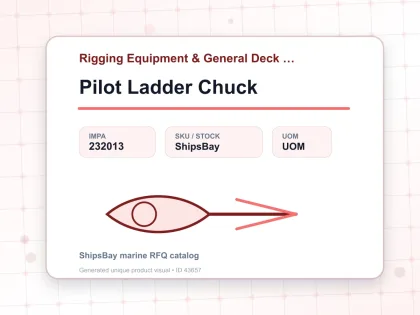 Pilot Ladder Chuck - Rigging Equipment & General Deck Items - IMPA 232013