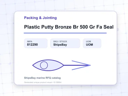 Plastic Putty Bronze Br 500 Gr Fa Seal - Packing & Jointing - IMPA 812290