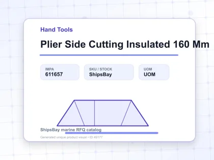 Plier Side Cutting Insulated 160 Mm - Hand Tools - IMPA 611657