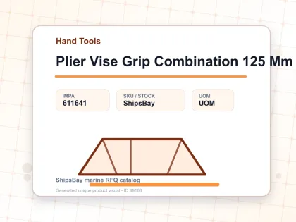 Plier Vise Grip Combination 125 Mm - Hand Tools - IMPA 611641