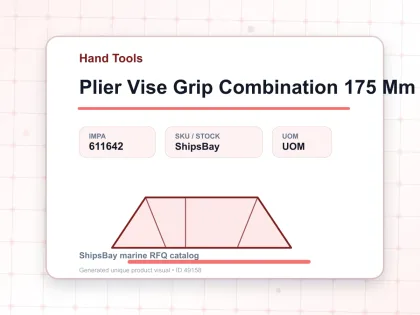 Plier Vise Grip Combination 175 Mm - Hand Tools - IMPA 611642