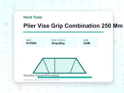 Plier Vise Grip Combination 250 Mm - Hand Tools - IMPA 611644