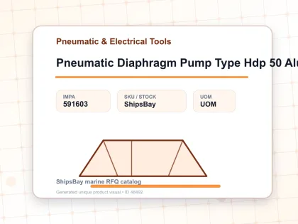 Pneumatic Diaphragm Pump Type Hdp 50 Alum / Buna 2″ Sempo - Pneumatic & Electrical Tools - IMPA 591603