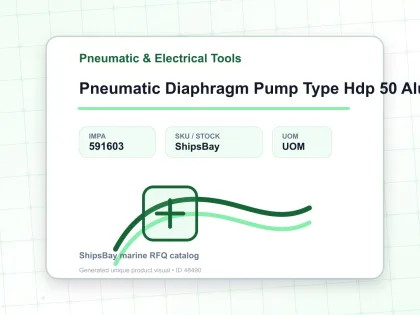 Pneumatic Diaphragm Pump Type Hdp 50 Alum / Buna 2″ Sempo - Pneumatic & Electrical Tools - IMPA 591603