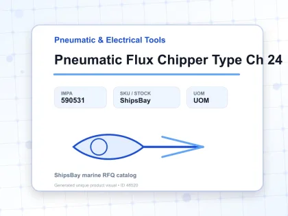 Pneumatic Flux Chipper Type Ch 24 - Pneumatic & Electrical Tools - IMPA 590531