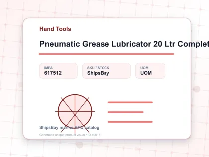 Pneumatic Grease Lubricator 20 Ltr Complete Type Epmgl Sempo - Hand Tools - IMPA 617512