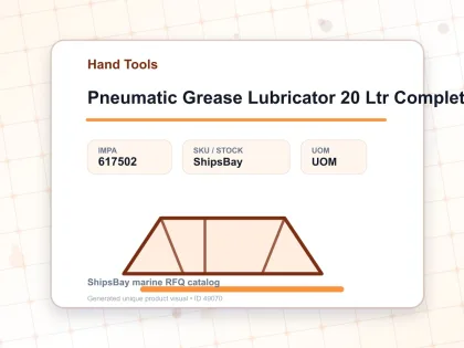 Pneumatic Grease Lubricator 20 Ltr Complete Type Epmgl Sempo - Hand Tools - IMPA 617502