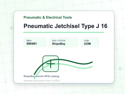 Pneumatic Jetchisel Type J 16 - Pneumatic & Electrical Tools - IMPA 590461