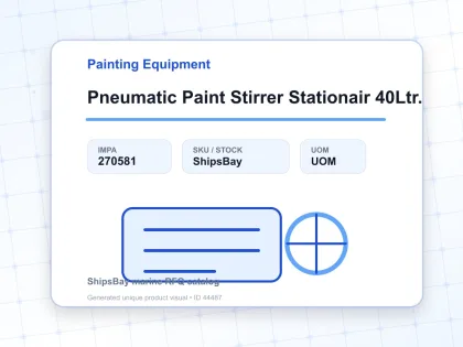 Pneumatic Paint Stirrer Stationair 40Ltr. - Painting Equipment - IMPA 270581