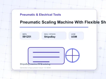 Pneumatic Scaling Machine With Flexible Shaft - Pneumatic & Electrical Tools - IMPA 591251