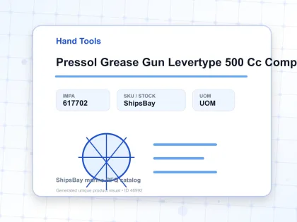 Pressol Grease Gun Levertype 500 Cc Complete - Hand Tools - IMPA 617702