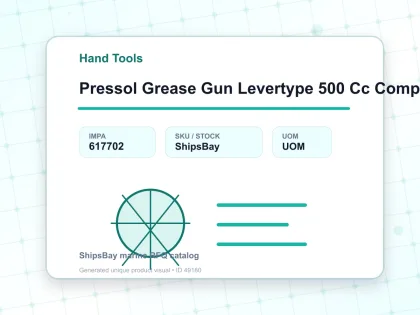Pressol Grease Gun Levertype 500 Cc Complete - Hand Tools - IMPA 617702