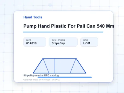 Pump Hand Plastic For Pail Can 540 Mm - Hand Tools - IMPA 614010