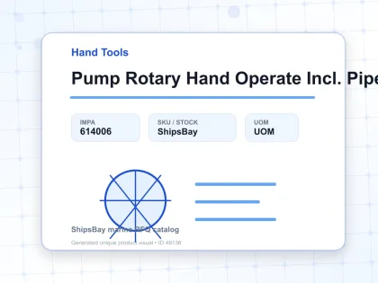 Pump Rotary Hand Operate Incl. Pipe - Hand Tools - IMPA 614006