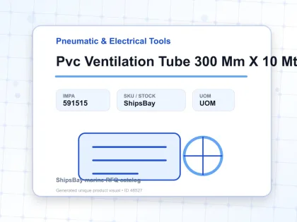 Pvc Ventilation Tube 300 Mm X 10 Mtr - Pneumatic & Electrical Tools - IMPA 591515