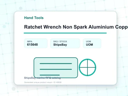 Ratchet Wrench Non Spark Aluminium Copper Alloy 32 Mm - Hand Tools - IMPA 615648