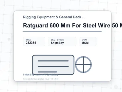 Ratguard 600 Mm For Steel Wire 50 Mm - Rigging Equipment & General Deck Items - IMPA 232364