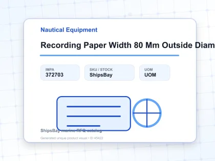 Recording Paper Width 80 Mm Outside Diam 45 Mm - Nautical Equipment - IMPA 372703