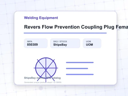 Revers Flow Prevention Coupling Plug Female Op 2 3/8″ - Welding Equipment - IMPA 850309