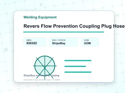 Revers Flow Prevention Coupling Plug Hose Ap 1 1/4″ - Welding Equipment - IMPA 850302