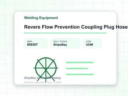 Revers Flow Prevention Coupling Plug Hose Ap 2 3/8″ - Welding Equipment - IMPA 850307