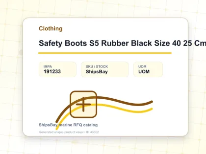 Safety Boots S5 Rubber Black Size 40 25 Cm - Clothing - IMPA 191233