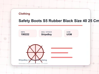 Safety Boots S5 Rubber Black Size 40 25 Cm - Clothing - IMPA 190222