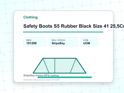 Safety Boots S5 Rubber Black Size 41 25,5Cm - Clothing - IMPA 191268