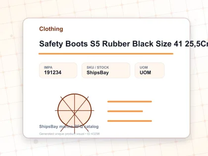 Safety Boots S5 Rubber Black Size 41 25,5Cm - Clothing - IMPA 191234