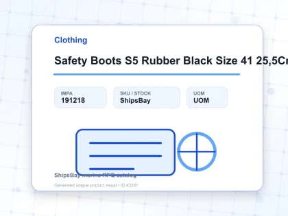 Safety Boots S5 Rubber Black Size 41 25,5Cm - Clothing - IMPA 191218