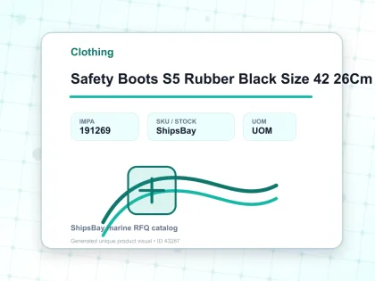 Safety Boots S5 Rubber Black Size 42 26Cm - Clothing - IMPA 191269
