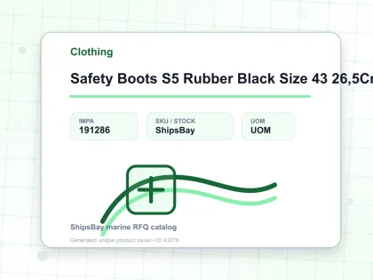 Safety Boots S5 Rubber Black Size 43 26,5Cm - Clothing - IMPA 191286