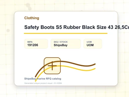 Safety Boots S5 Rubber Black Size 43 26,5Cm - Clothing - IMPA 191206