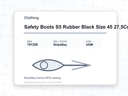 Safety Boots S5 Rubber Black Size 45 27,5Cm - Clothing - IMPA 191258