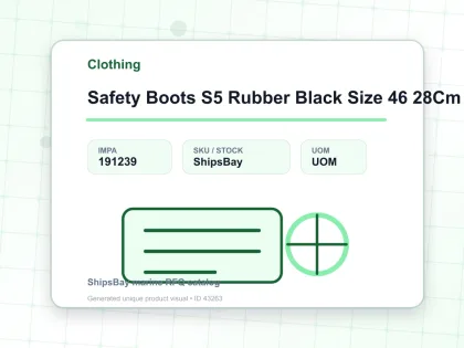 Safety Boots S5 Rubber Black Size 46 28Cm - Clothing - IMPA 191239