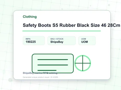 Safety Boots S5 Rubber Black Size 46 28Cm - Clothing - IMPA 190225
