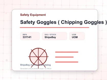 Safety Goggles ( Chipping Goggles ) - Safety Equipment - IMPA 331141