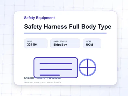 Safety Harness Full Body Type - Safety Equipment - IMPA 331104